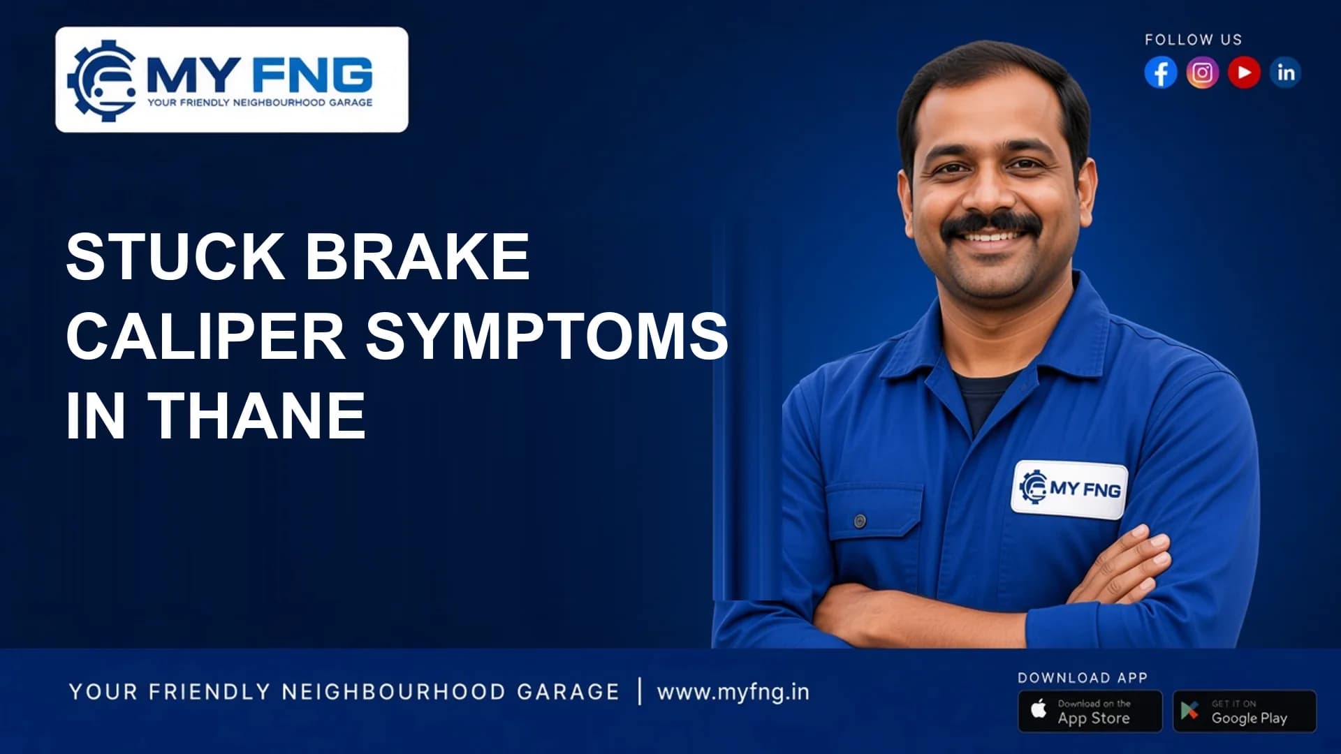 Stuck Brake Caliper Symptoms in Thane