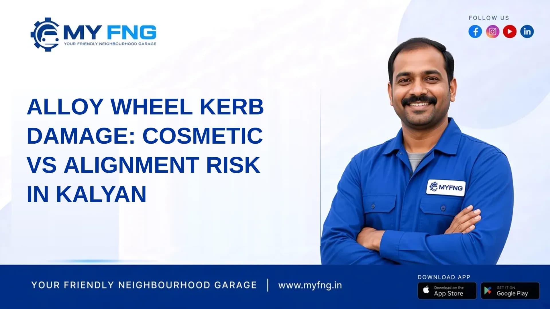Alloy Wheel Kerb Damage: Cosmetic vs Alignment Risk in Kalyan