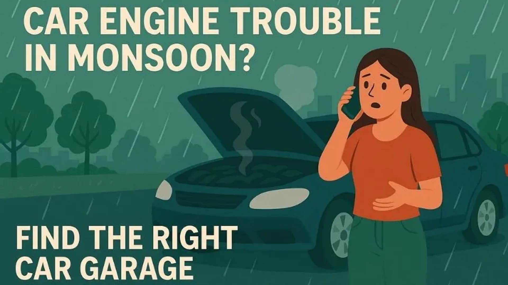 Car Engine Trouble in Monsoon? Find the Right Car Garage Near Me in Thane