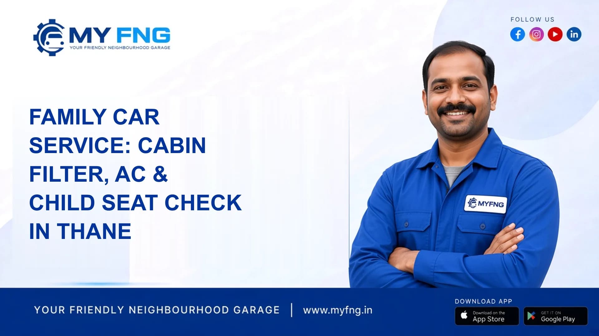 Family Car Service: Cabin Filter, AC & Child Seat Check in Thane