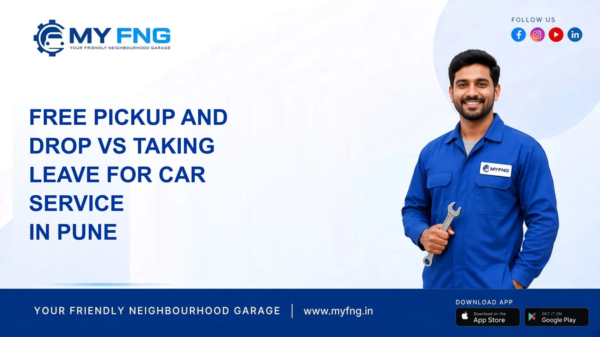 Free Pickup and Drop vs Taking Leave for Car Service in Pune