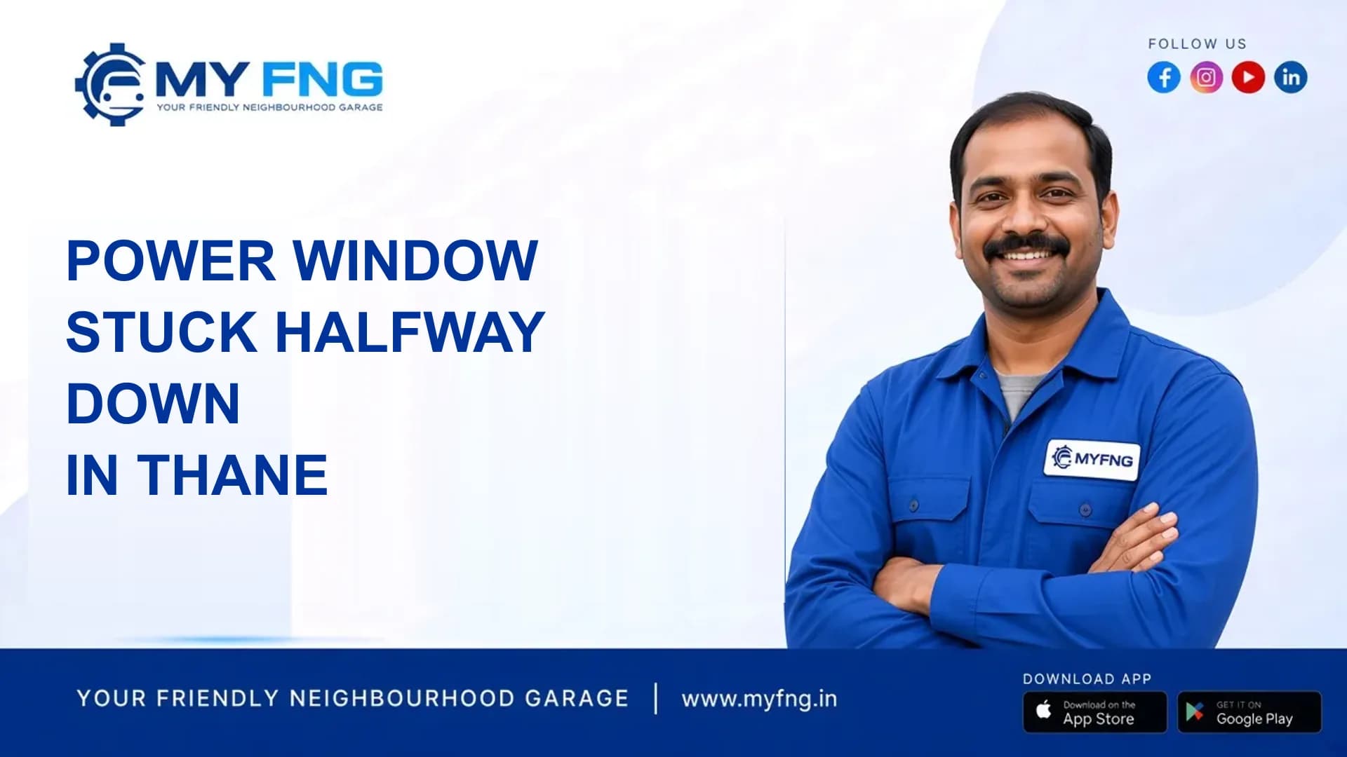 Power Window Stuck Halfway Down in Thane
