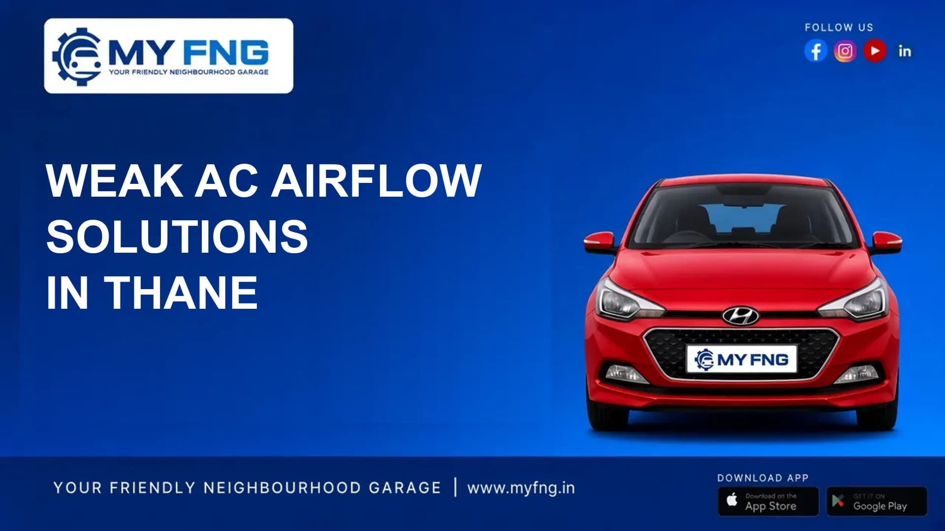 AC Vents Blowing Weak Air in a Cabin in Thane